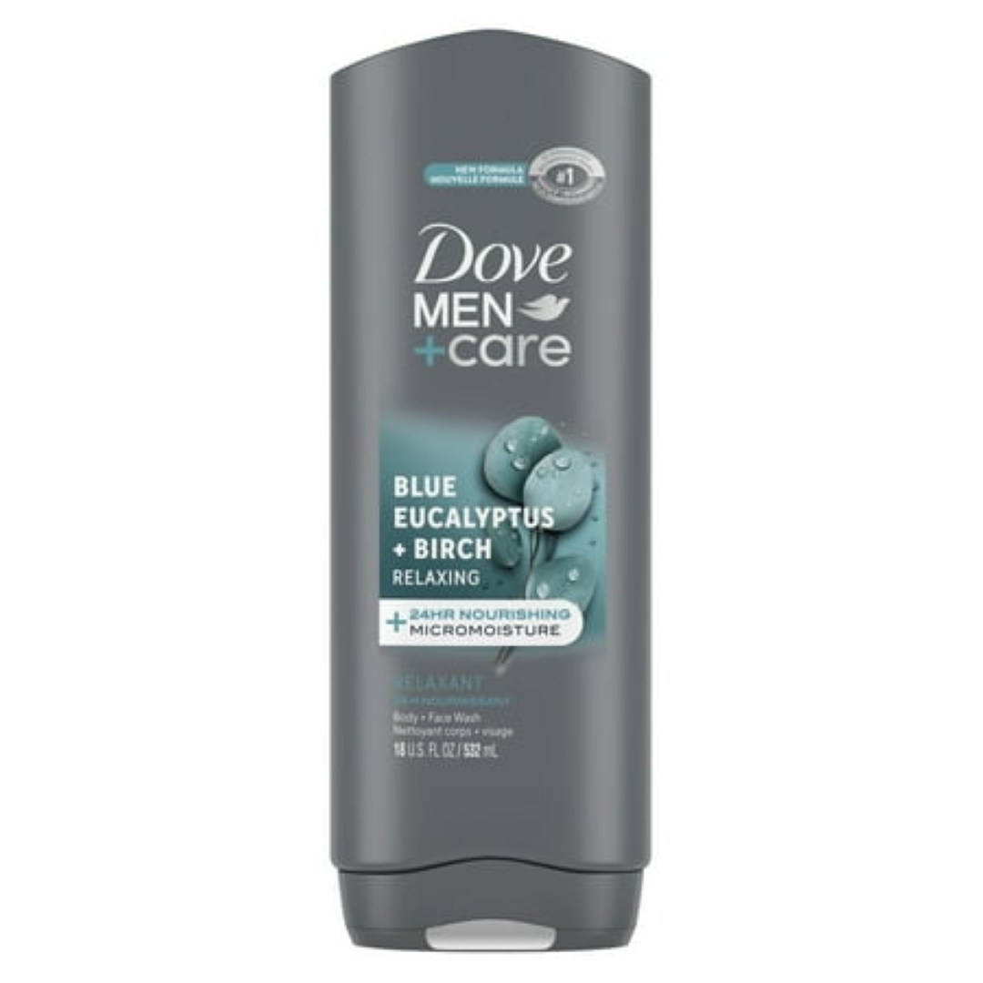 DOVE MEN+CARE 2IN1 WASH BLUE EUCALY+BIRCH 532ML